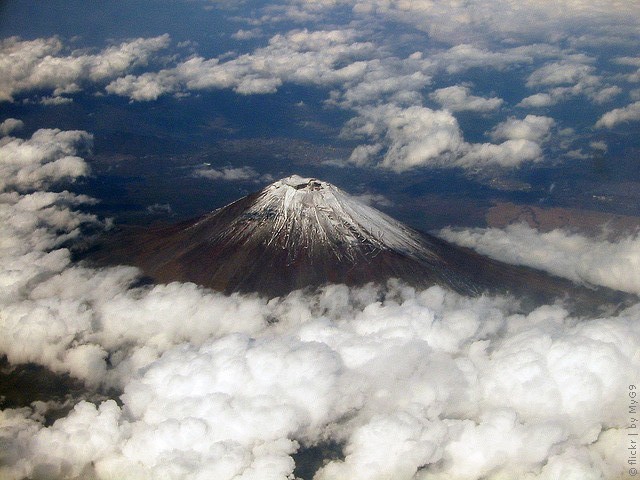 Вулкан Фудзияма, фото и координаты