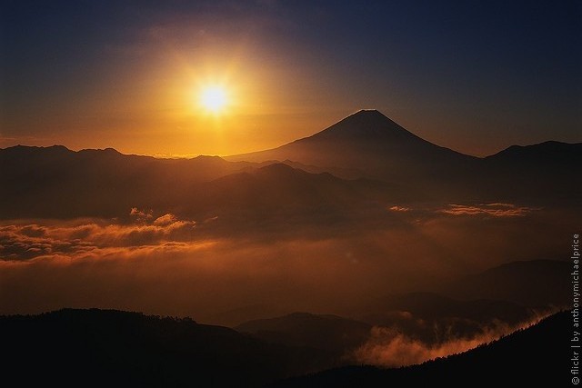 Вулкан Фудзияма, фото и координаты