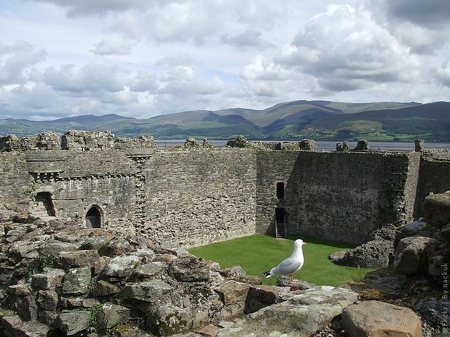 замок Бомарис в Уэльсе
