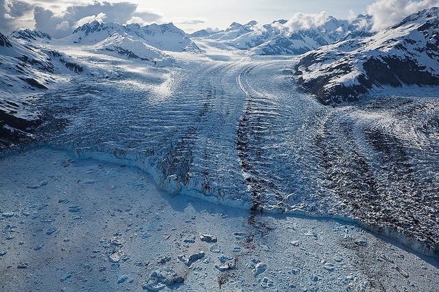 Ледник Колумбия аляска сша
