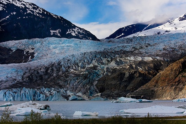 Ледник Манденхолл аляска фото 