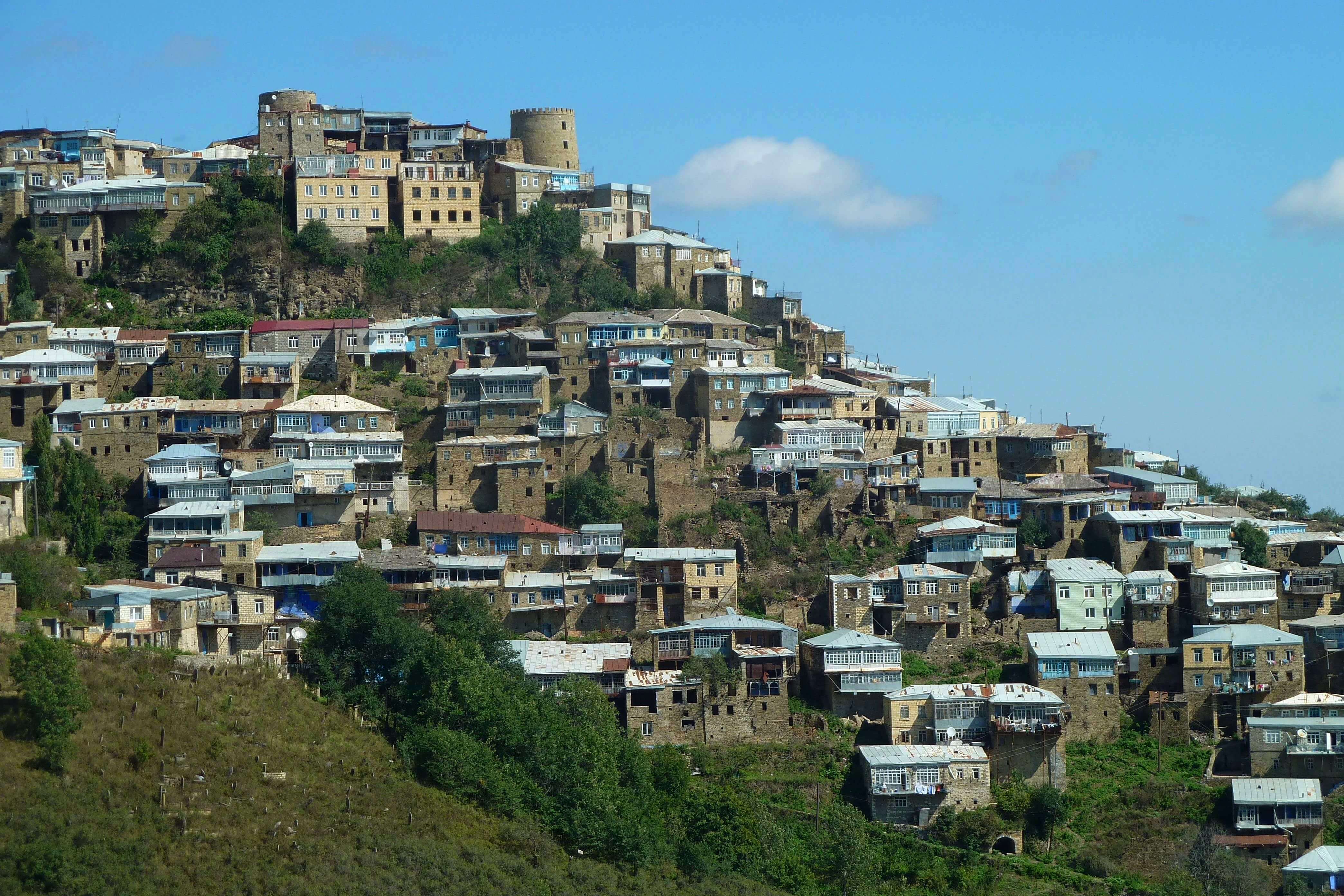 Село Кубачи в Дагестане.