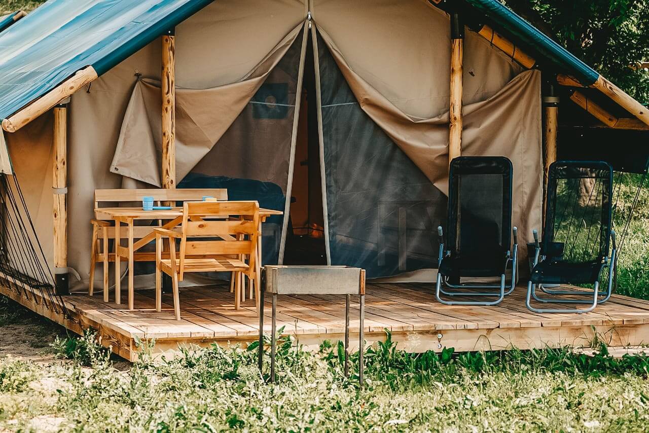 Африканская сафари-палатка.