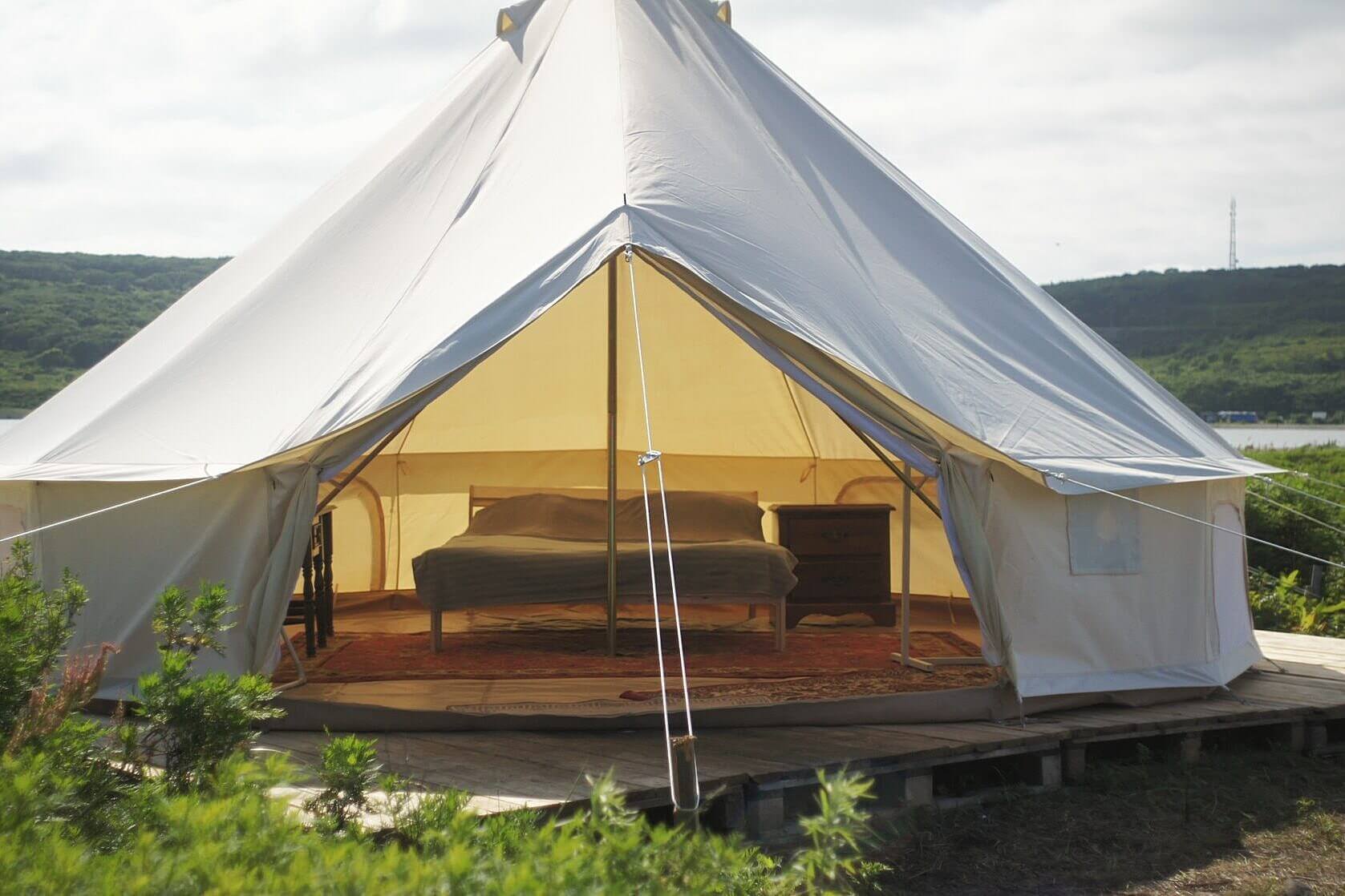 Палатка для отдыха на природе.
