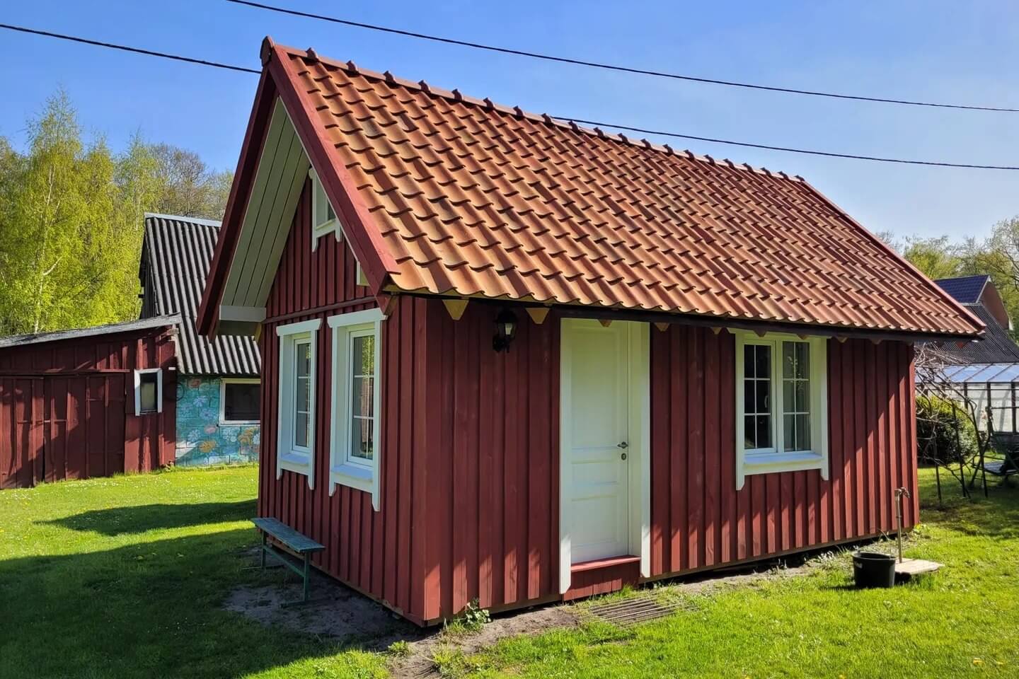 Уютный «скандинавский» домик для отдыха.